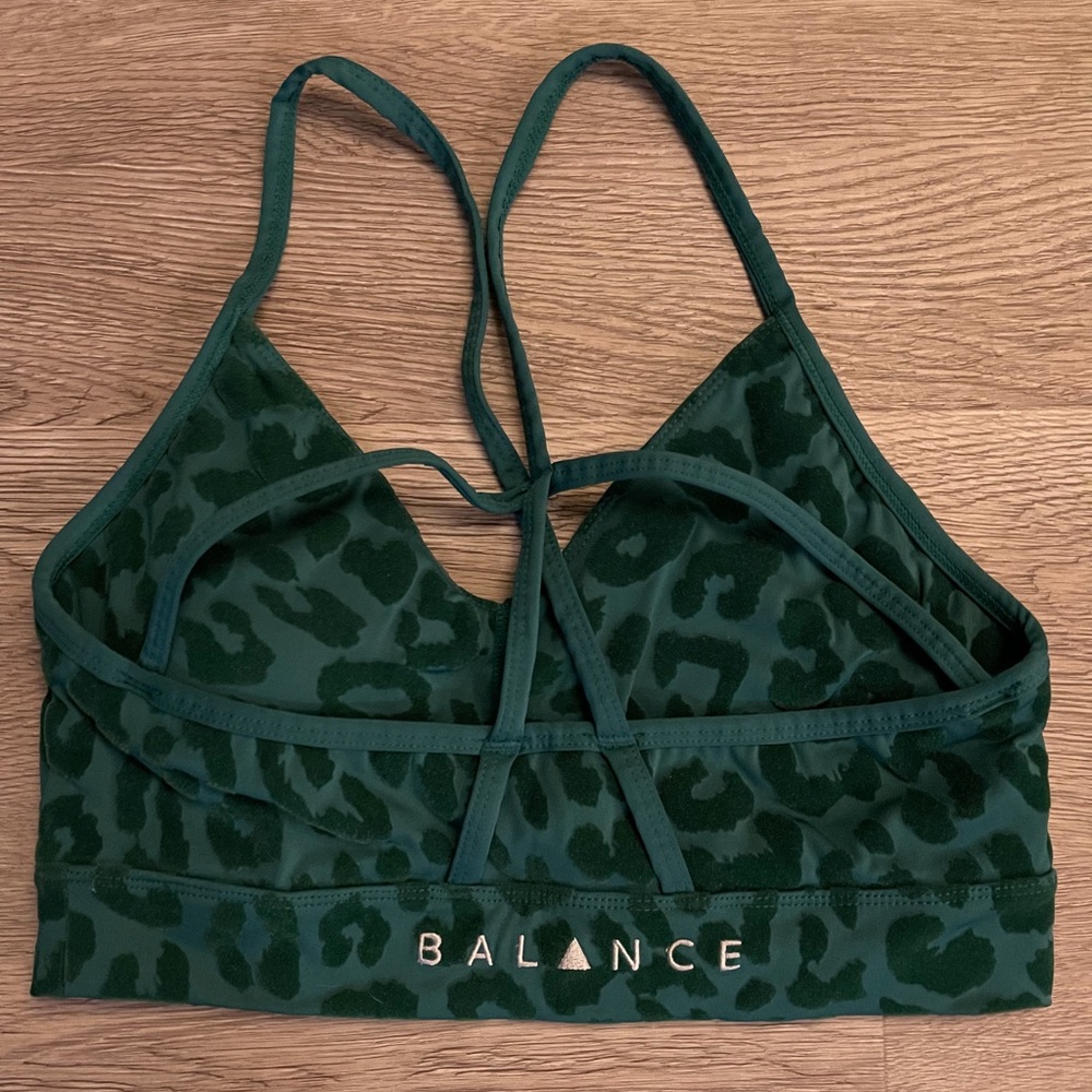 Balance Athletica Lux Form Bra in Panther Forest, Size S